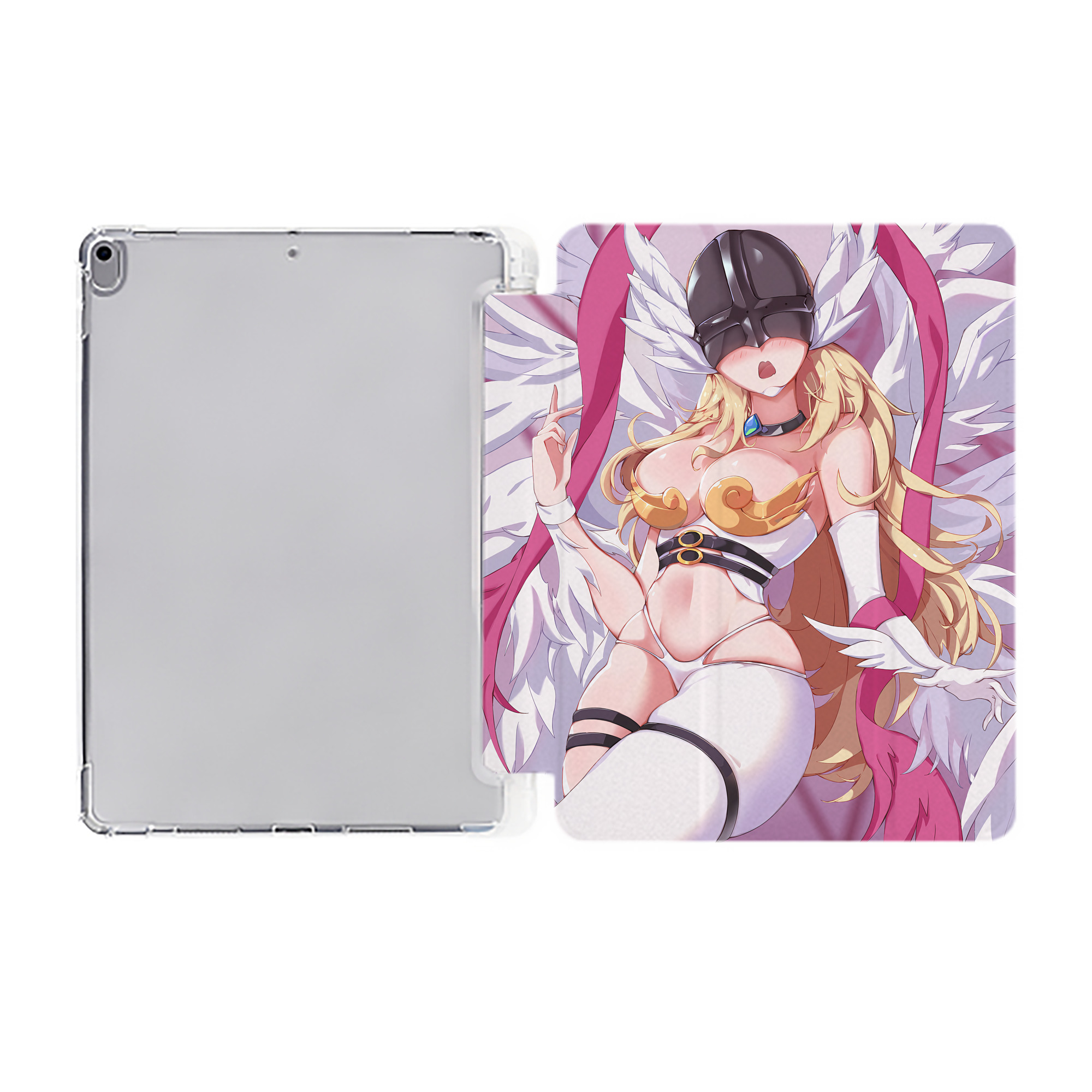 （画像用） Digimon デジタルモンスター/デジモン IPad ケース ペン収納付き 三つ折りスタンド PUレザー×シリコン 対応機種9.5/10.5/10.9インチ